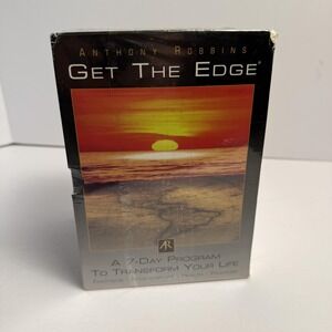 Anthony Robbins Get The Edge 7 Day Program 10 CD Box Set New Sealed Self Help